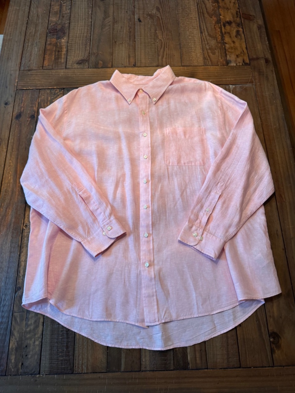 Brooks Brothers Linen Sports Polo Shirt. Baird McNutt Irish Linen. Size 3XL - Picture 2 of 10
